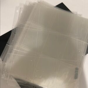 Clear Plastic Binder Sleeves